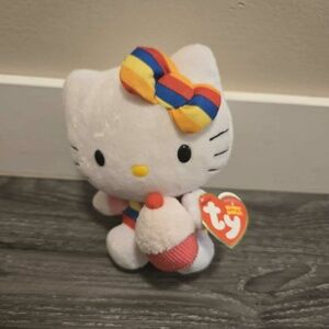 TY Sanrio Hello Kitty with Cupcake Plush
